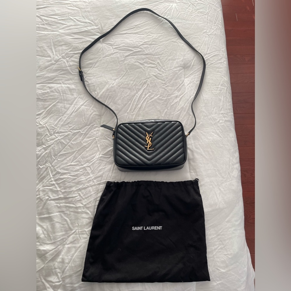 Saint Laurent Lou Quilted Camera Bag